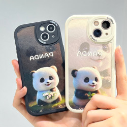 适用苹果/华为/小米/oppo/vivo可爱熊猫iPhone16Promax网红手机壳