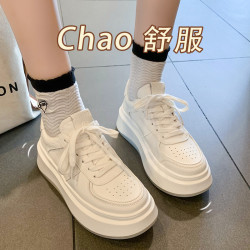 厚底小白鞋女2026春秋新款老爹运动休闲百搭小众板鞋