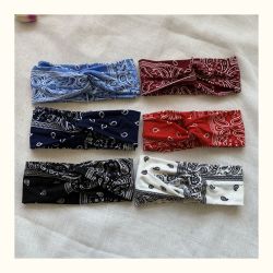 VF 瑜伽交叉发带户外运动腰果头巾