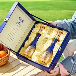 洋河 梦之蓝乐享版 45度 浓香型白酒 500ml*2瓶礼盒