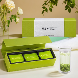 福茗源 茶叶川派茉莉飘雪特级新茶花茶33小包年货送礼132g