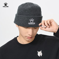 卡尔美 洋气黑色户外运动帽登山百搭男款冷帽
