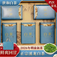 2026年新茶 正宗安吉原产地白茶绿茶明前茶叶