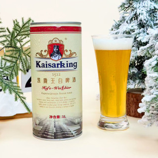 凯撒王 凯撒原浆小麦白啤 精酿 凯撒王系列1L*6桶