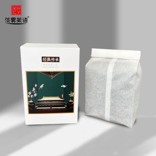 淡雾茶语围炉煮茶必选正宗福鼎白茶2018年寿眉散装老白茶一盒100g
