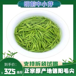 2026新茶信阳毛尖绿茶明前茶中小芽嫩芽包邮口感毛尖茶浓香型茶叶