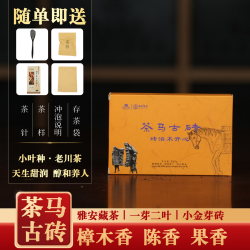 茶马古砖 2017年 方砖茶 藏茶 雅雨藏茶 黑茶