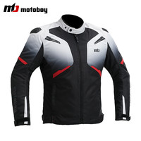 MOTOBOY 白色户外服骑行男款四季通用冬天赛车踏板防水