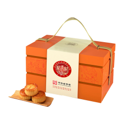 稻香村 广式蛋黄莲蓉枣蓉豆沙月饼 1400g 礼盒