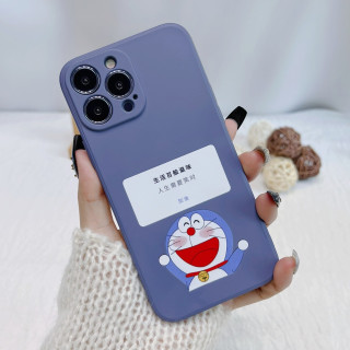 适用于苹果/华为/小米/oppo/vivo哆啦a梦卡通液态硅胶创意手机壳