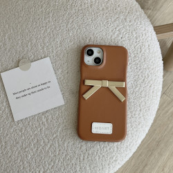 创意皮质金属蝴蝶结iPhone16promax适用于苹果14/15pro小众12个性