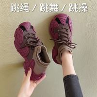 室内健身女室内防滑软底瑜伽运动百搭跳绳训练深蹲跑步机鞋子休闲