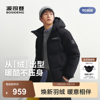 波司登 百搭加厚时尚外套B260246390DS 黑色