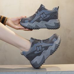 增高7cm2026年春季新款增高鞋女运动休闲鞋百搭老爹鞋女ins潮鞋子