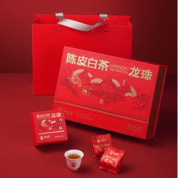 郑莲英 陈皮福鼎白茶2018贡眉陈皮白茶龙珠180g
