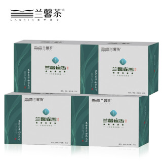 君品兰馨 兰馨雀舌茶五星兰香型芽芯绿茶高山嫩芽茶25克*4盒