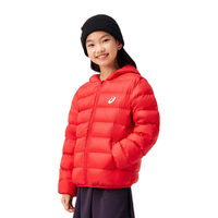 ASICS亚瑟士 儿童冬季保暖连帽羽绒服