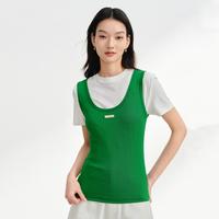 EP YAYING EP雅莹女装 醋酸缎光肌理背心弹力无袖上衣女