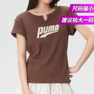 PUMA 女款潮流舒适短袖T恤