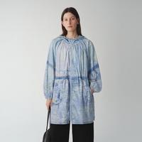Meilleur moment MM麦檬夏季冰川蓝轻薄收腰设计感时尚外套女