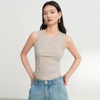 EP YAYING EP雅莹女装 含桑蚕丝修身显瘦打底针织背心上衣