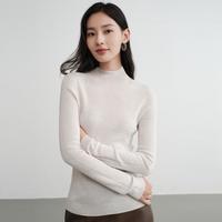 EP YAYING EP雅莹女装 100%纯羊毛无缝一体内搭打底针织衫毛衣