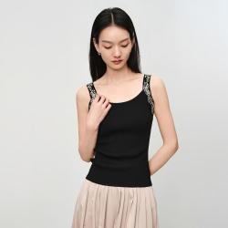 【拼接针织背心】吊带内搭打底