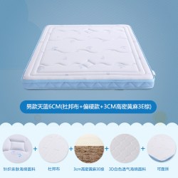 RESS 棕垫椰棕棕榈硬席梦思乳胶床垫1.8m 1.5米折叠经济型定做