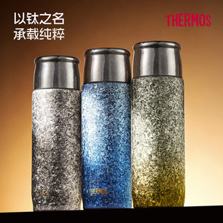 膳魔师 TCOP 真空钛杯 金色 440ml 保温杯