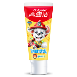高露洁 儿童牙膏 防蛀含氟 草莓味 70g