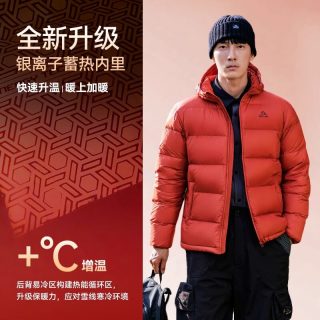 Pelliot Glamping 伯希和经典2.0羽绒服女冬季户外800蓬95鹅绒轻薄新年红色外套男女