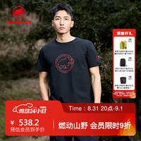 MAMMUT QD 吸湿速干 黑色 S 户外短袖T恤