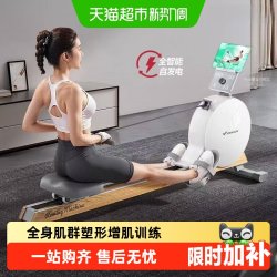 麦瑞克 划船机家用智能磁控静音练肩塑形健身器材自发电划船机Q3
