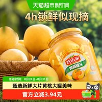 欢乐家 黄桃罐头 900g