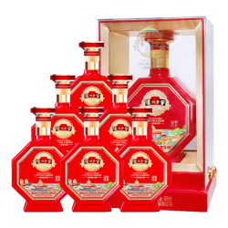 泸州老窖 盛事共享 浓香型白酒 52度 500ml 6瓶 整箱装 粮食酒 节日送礼
