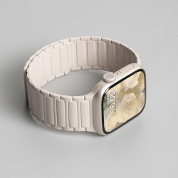 匠戴 张婧仪同款适用苹果S9手表iwatch10表带applewatch9磁吸S10硅胶S8腕带Ultra男SE运动8女S7创意运动高级7