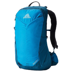 格里高利 登山包 ZULU LT探迹系列男款背包 徒步背包 带防雨罩 OS 20L 蓝色