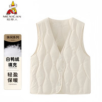 稻草人 羽绒女马甲2026秋冬新款修身轻薄保暖内穿坎肩背心内胆马夹