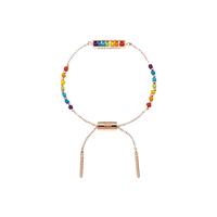 RASTACLAT 彩虹七彩锆石金属手链