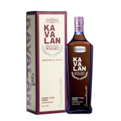 KAVALAN 噶玛兰 雪莉桶熟成 中国台湾金车噶玛兰单一麦芽威士忌 700ml 1号会员店