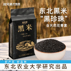 拾兄弟 东北黑米当季新米优质黑大米粗粮米饭五谷杂粮粥饭健康