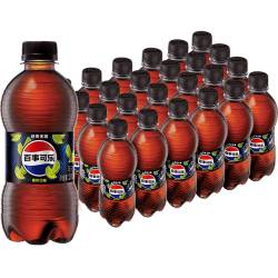 百事 可乐无糖青柠味碳酸饮料 300ml*24瓶