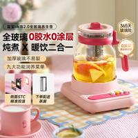 BLAUPUNKT 全玻璃养生壶0胶水小型纯玻璃花茶壶家用多功能恒温水壶花茶壶