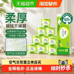 心相印 云感柔肤系列 有芯卷纸 4层