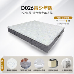 芝华仕 D026 独袋弹簧偏硬床垫 1.2*2m