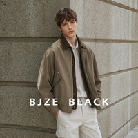伯爵卓尔 巴恩风假两件拼接夹克男装外套26秋季新款老钱通勤上装 B611648