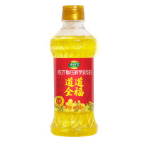 道道全 低芥酸压榨菜籽油400ml小瓶装食用油非转基因一级压榨正品