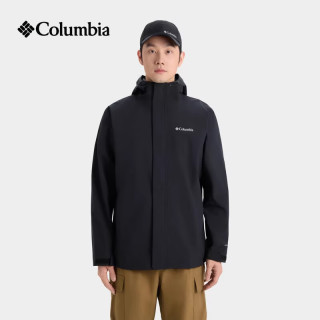 Columbia 2026秋冬新品户外冲锋衣男防水防风连帽可拆卸休闲运动外套