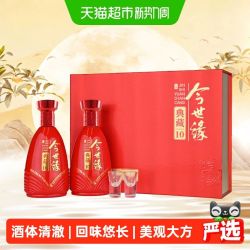 今世缘 典藏10 42度500mI*2瓶浓香型白酒