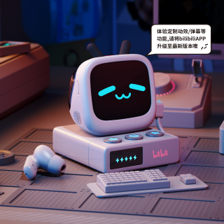 bilibili 哔哩哔哩 Goods CUBE FACE 小电视LCD触屏真无线耳机 耳机+特典